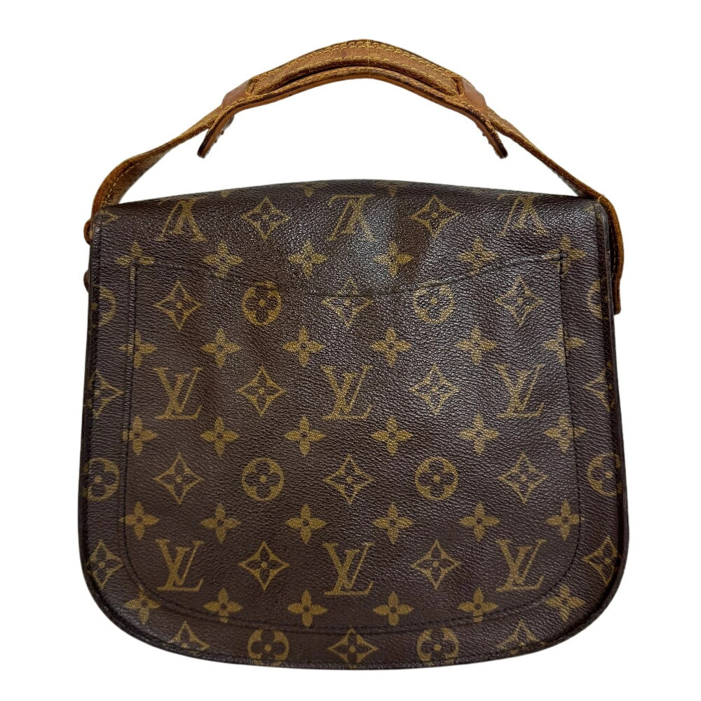 LOUIS VUITTON Saint Cloud Monogram Handbag Brown